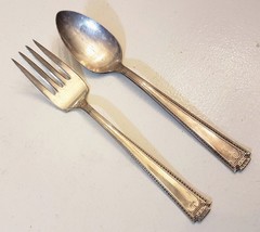 Viceroy One National Silver Plate Flatware LOT Tea Spoon &amp; Salad Fork EPNS - $11.80