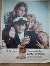 Schenley Always Yacht Man With Women Print Magazine Advertisement  1967 - £7.06 GBP