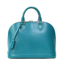 LOUIS VUITTON Handbag blue cyan green Epi Leather Epi Alma - £1,747.53 GBP