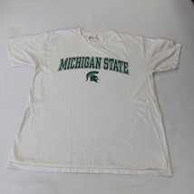 Russell Athletic Michigan State White Short Sleeve T-Shirt Size M (38-40) image 14