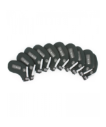 PRO - TEKT. GOLF IRON COVERS. 10 PIECE SET. BLACK / SILVER. RIGHT HANDED... - $920.72 MXN