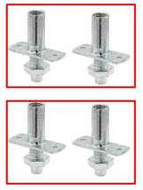 Bi-Fold Door Bottom Pivot 1/4&quot; Pin D, 2-ct, Alloy Steel, Prime-Line MP66... - $13.36