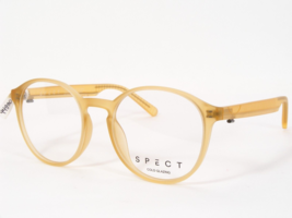 SPECT TULUM-005 Mat Transparent Miel Unique Lunettes Monture 50-18-145 - $136.01