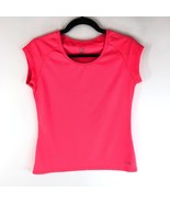C9 Champion Womens T Shirt Top Mesh Scoop Neck Short Sleeve DuoDry Neon ... - £7.65 GBP