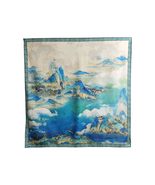 Ink Landscape Printed Square Satin Scarf Soft Head Scarf for Sleeping Sh... - $22.76