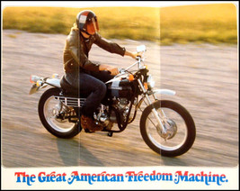 1973 Harley-Davidson ORIGINAL Sprint SX-350 Brochure Xlnt Motorcycles - £14.80 GBP