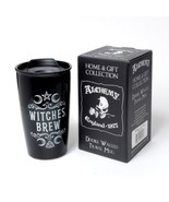 Alchemy Gothic MRDWM1 Crescent Witches Brew Double Walled Mug Black Coff... - $24.99