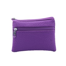 One/Two Zip Women Vintage Faux Leather Lady Wallet Clutch Fashion Short Small Co - £17.25 GBP