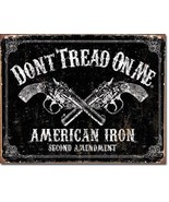Don&#39;t Tread On Me American Flag Iron 2nd Military Garage Shop Wall Decor... - £12.42 GBP