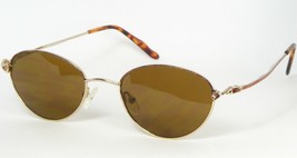 GORMANNS RIZO SUN 54176 C3 GOLD /ROSE GORMAN&#39;S SUNGLASSES W/BROWN LENS 5... - $57.61