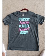 2XL Funny Classy Sassy Smart Assy Humor College Party Gift T Shirt  New ... - $282.73 MXN