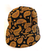 KBETHOS Black &amp; Gold Cotton Bucket Fisherman Hat One Size Adult - $20.30 CAD