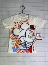 Disney Mickey Mouse In The House Cream Short Sleeve Tee T-Shirt Top Kids... - $14.85