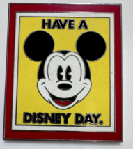 Mickey Mouse Have a Disney Day! Pin # 70524 Mickey's Smiling Face  - $12.86