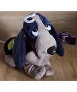Hush Puppies Beanbag Plush Basset Hound Applause Dog W/ Tags 5&quot; Navy - $221.81 MXN