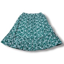 Luna Moon Skirt Size Small W24&quot; in Elastic Waist Embroidered Floral Prin... - £26.01 GBP