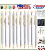 Stylish Black Ballpoint Pens - 10 Mini Retractable Gifts for Any Occasion - $31.87 CAD