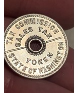 WASHINGTON SALES TAX TOKEN TAX ON PURCHASES  10 CENTS OR LESS  CH 180  L... - €1,69 EUR