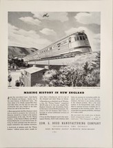 1936 Print Ad Budd Co. Maine-Central Flying Yankee Train Philadelphia &amp; Detroit - £18.26 GBP