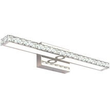 Led Vanity Lights Over Mirror,25.4 Inch 24W,Dimmable Crystal Vanity Lights For B - £77.50 GBP