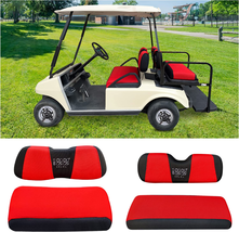 Golf Cart Front Rear Seat Cover Set for EZGO TXT RXV &amp; Club Car DS 2000-U - £97.81 GBP