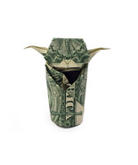 YODA Money Origami Made with Real Cash Dollar Bill Art Handmade - $40.68 CAD