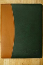 Vintage Hazel Business Folder Louisville Gas &amp; Electric Green Tan Logo - £27.05 GBP