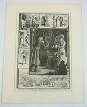 Antique 1878 Print Wood Engraving &quot;The Rage For Old Furniture&quot; Harpers Weekly - £47.95 GBP