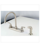 AMER BRASS NN801GSN 8 In. Brushed Nickel Kitchen Faucet - €155,99 EUR