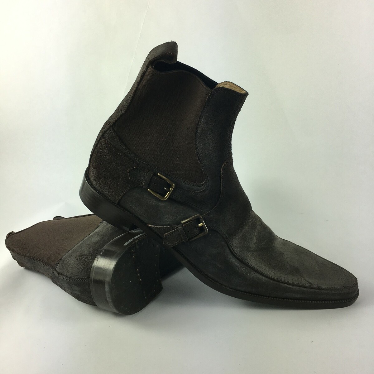 Genuine Dolce Gabbana Stylish Chelsea Style Brown Shoes for Men Size 9 1⁄2 - $197.99