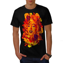 Wellcoda Flower Celebrity Mens T-shirt, Marilyn Graphic Design Printed Tee - £14.87 GBP+