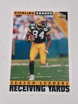 Sterling Sharpe Green Bay Packers 1993 Upper Deck Card #423 - £0.78 GBP