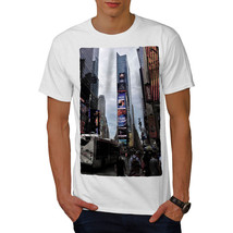 Wellcoda USA Times Square Fashion Mens T-shirt, USA Graphic Design Printed Tee - £16.98 GBP+
