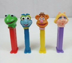 Lot of 4 Vintage Muppet Pez Dispensers Mss Piggy, Kermit, Gonzo, &amp; Fozzy Bear (C - £9.26 GBP