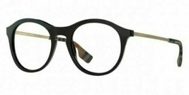 New Burberry BE2287 3001 48MM Round Eyeglasses 48-19-140 Black Optical F... - £102.98 GBP