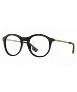 New Burberry BE2287 3001 48MM Round Eyeglasses 48-19-140 Black Optical F... - £101.43 GBP