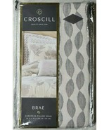 CROSCILL BRAE EUROPEAN PILLOW SHAM 26 x 26 GRAY - $27.15 CAD