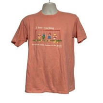 Vintage 1991 Teacher T Shirt L Large I Love Teaching For All The Little ... - $17.70