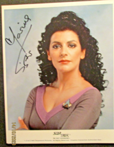 STAR TREK GENERATION :  (MARINA SIRTIS HAND SIGN AUTOGRAPH PHOTO) - $197.99