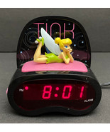Disney Tinkerbell &quot;TINK&quot;  Alarm Clock and Nightlight, Used, Electric - $25.95