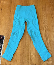 Lululemon Zone In Crop 6  Leggings Pants Compression Seamless Yoga peaco... - $29.67