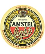 Amstel Light Beer Holland Beer Coasters 1972 Set Of 2 Vintage - $10.51 CAD