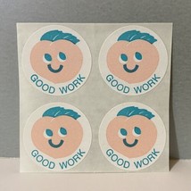 Vintage CTP Good Work Scratch ‘N Sniff Peach Stickers - £14.15 GBP