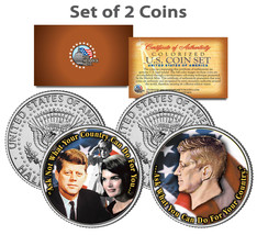 President John F. Kennedy Jackie/John Jr. Famous Quote On Jfk U.S. 2-Coin Set - £9.56 GBP