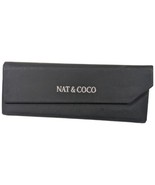 Nat Coco Sunglass Eyeglass Case Trifold Black Nicole Miller - $13.86