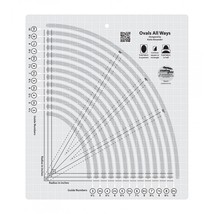 Creative Grids Ovals All Ways Quilt Ruler - CGRKAOVAL - $92.99