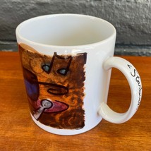 STARBUCKS 1998 Mug Coffee Break Essentials Cup 20oz. X LARGE Vintage Cer... - $29.69