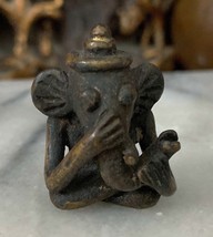 Grandmothers Burmese Weizza Mercury Bronze Ganesh Opium Den Weight c 183... - $149.90