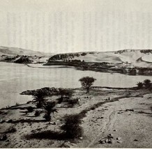 1942 Egypt Nile River In Nubia Historical Print Antique Ephemera 8 x 5  - $399.44 MXN