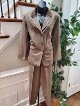 Alfred Dunner Women&#39;s Brown Polyester Long Sleeve Blazer &amp; Pant 2 Pc&#39;s S... - $45.00